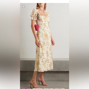 Reformation georgette midi dress size 0